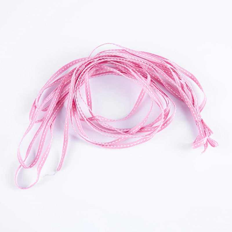 0.5cm Hinabing Polyester Dotted Jacquard Webbing